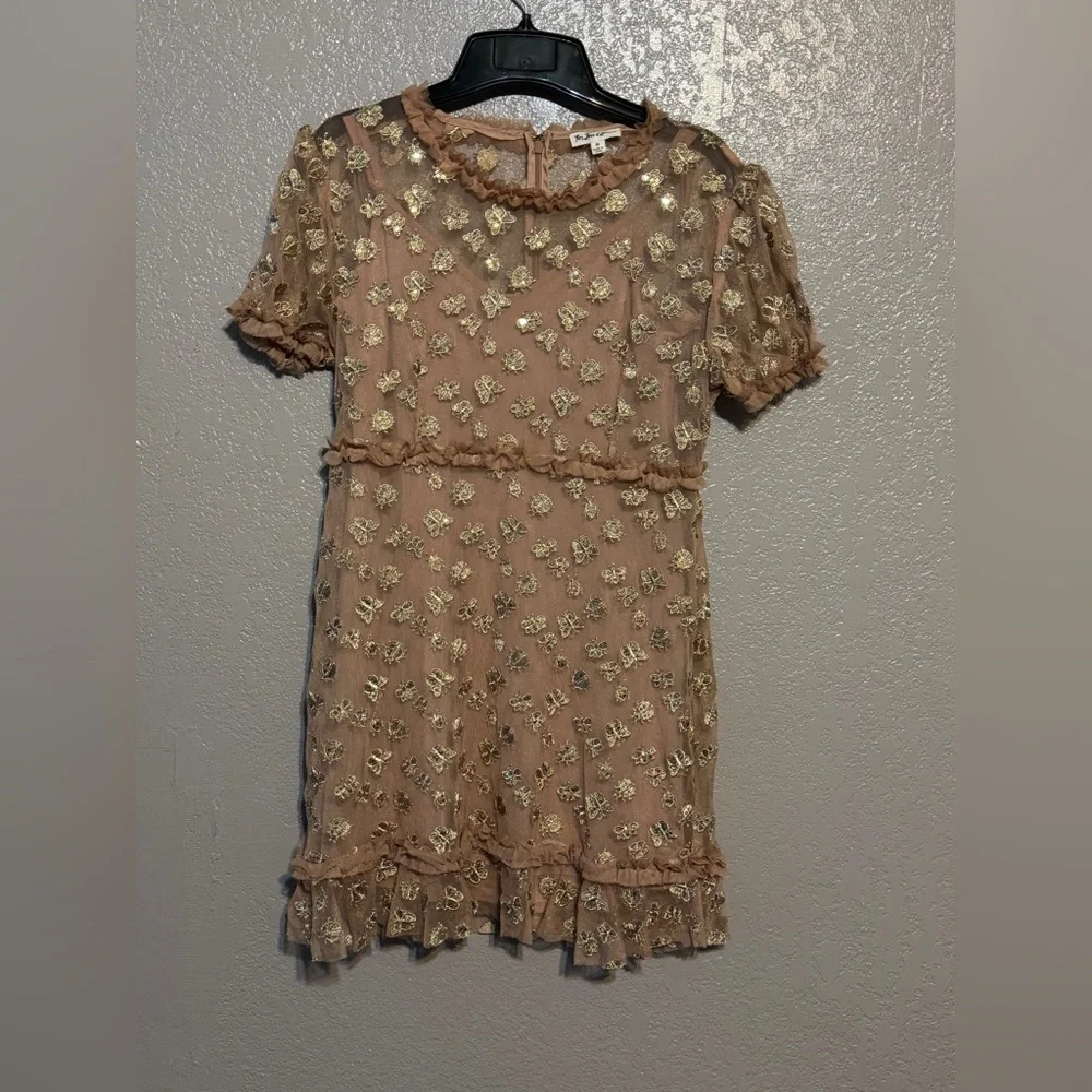 For Love and Lemons golden garden tulle dress - Picture 6 of 13